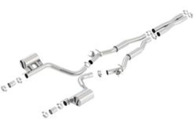 Borla S-Type Cat-Back Exhaust System 15-up Dodge Challenger SRT - Click Image to Close